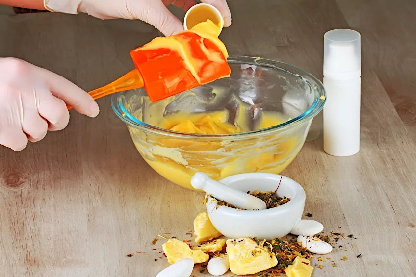 Homemade Calendula Oil and Cream